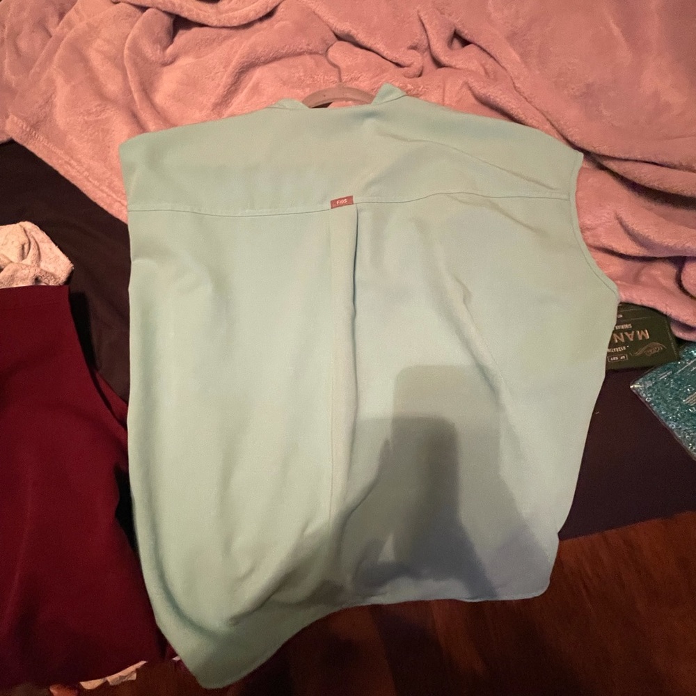Figs Rafela Mandarin Scub top in size 2XL